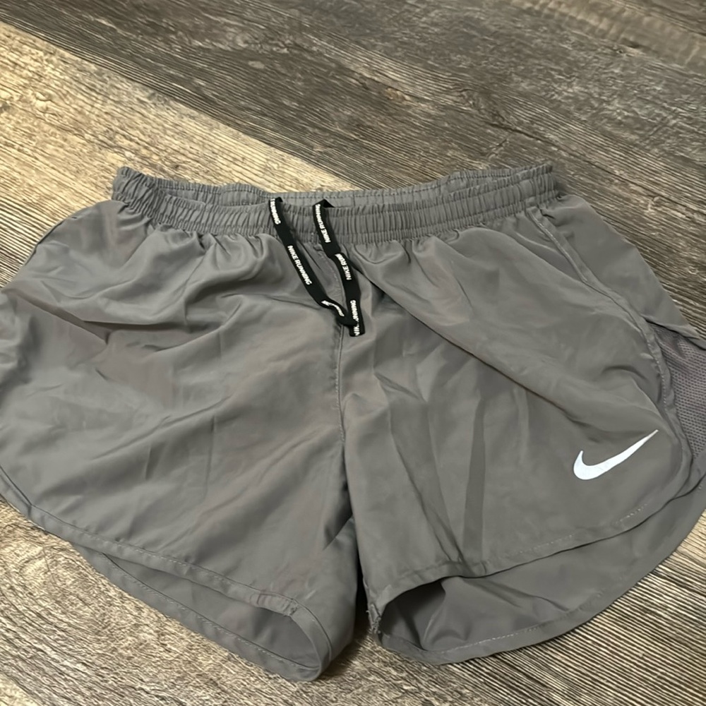 Grey size small Nike running shorts